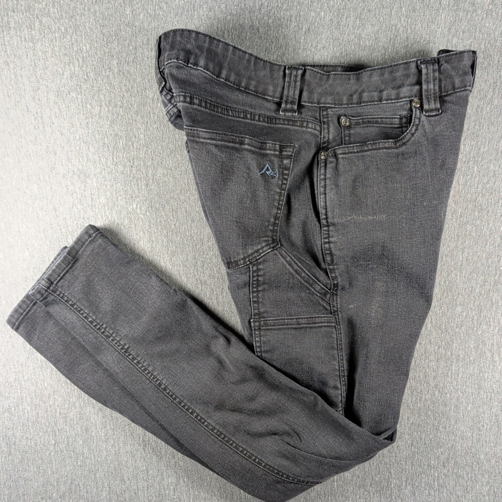 Ridgecut Toughwear Womens Black Carpenter Slim Utility Workwear Jeans Size 10